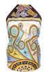 Patti "Zodiac III" Reversible Silk Scarf Halter Top